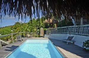 La piscine de Vue Turquoise Tartane Martinique
